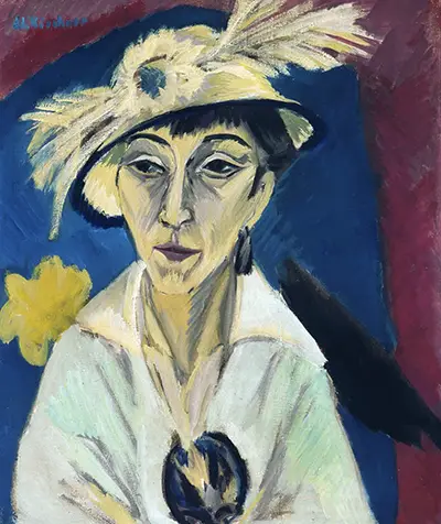 Portrait of Erna Schilling Ernst Ludwig Kirchner